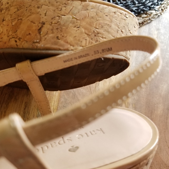 ♠️🌿EUC! Kate Spade Wedge sandals- 8.5 - Picture 8 of 11